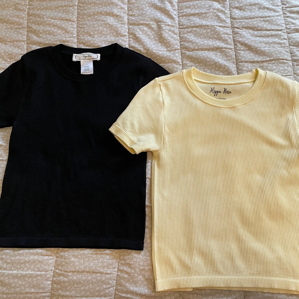 Lot of 2 Junior Tees Size Large, NWT